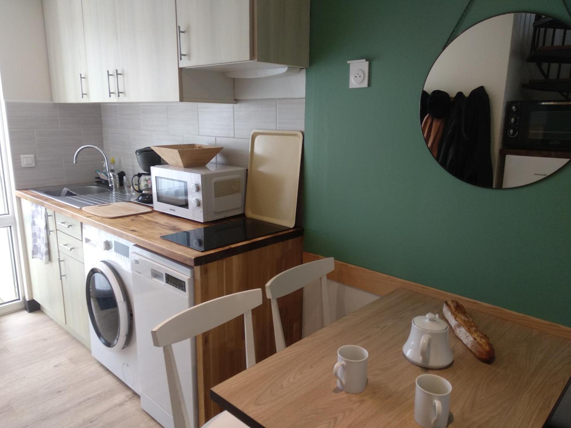 Charmant Logement Guidel Plage, Chambre Vue Mer, Piscine Chauffee Luaran gambar